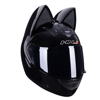 Moto prilba s mačacími ušami Dámska prilba